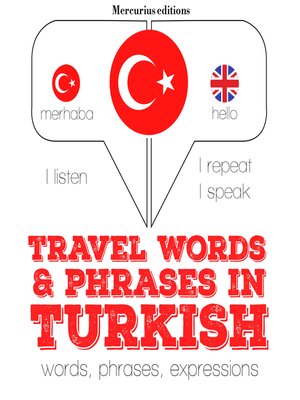 cover image of Travel words and phrases in Turkish